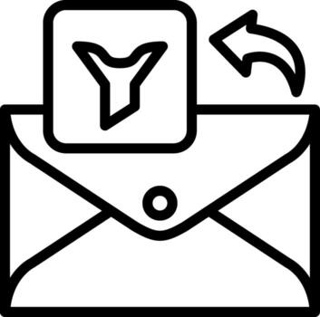 Email Funnel Scalable File Format vector