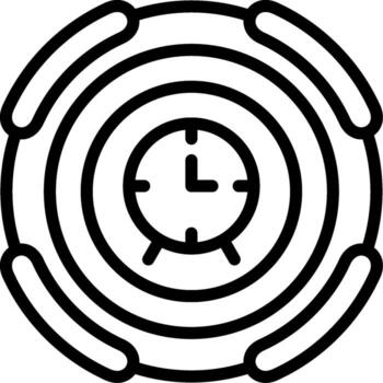 reloj equilibrado visual elemento diseño vector