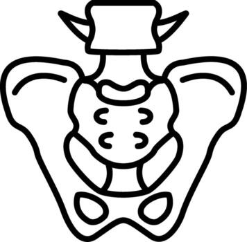 Pelvis User Interface Graphic Asset vector