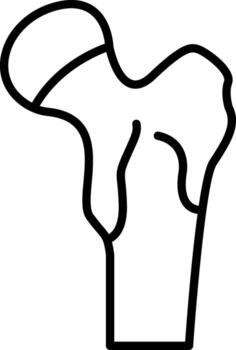 Labrum Minimal Line Feature Graphic vector