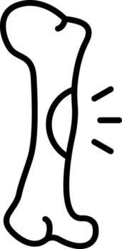 Bone Bruise Concise Visual Representation Asset vector