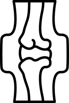 Rasgado ligamento funcional ux gráfico diseño vector