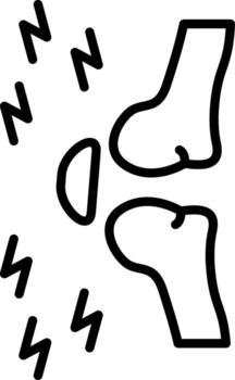 ACL Tear Dynamic Design Feature Layout vector