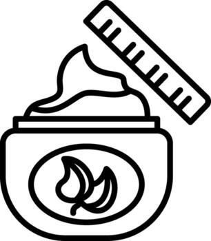 Cleansing Balm UX Symbol Set Representation vector
