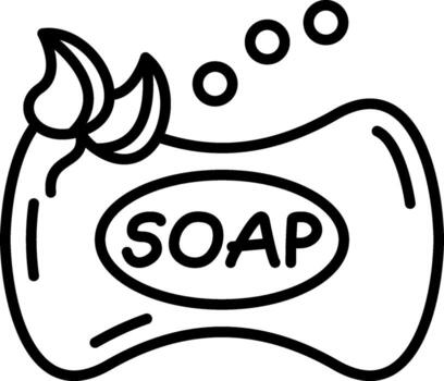Organic Soap User Interface Element Graphic vector