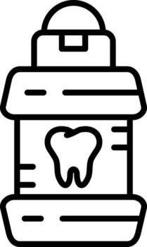 Mouthwash Dashboard UI Element Graphic vector