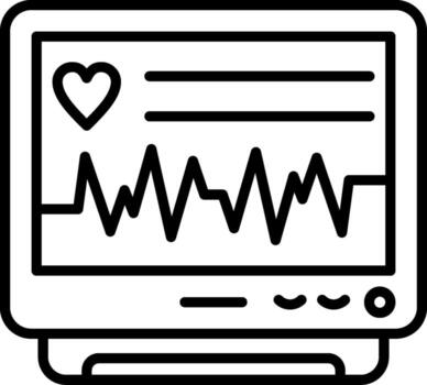 Atrial Fibrillation Interactive Mark Design Graphic vector