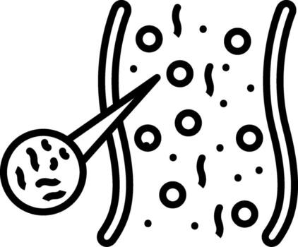 Thrombosis Concise Visual Representation Asset vector