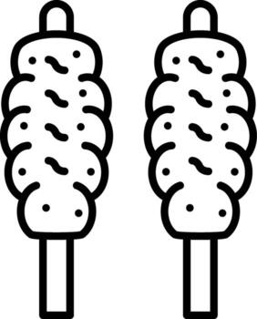 Chimney Cake Dashboard UI Element Graphic vector