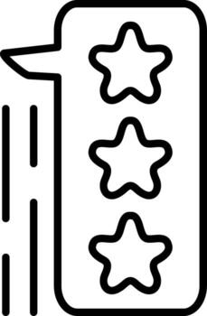 Review List Functional Art Element Layout vector