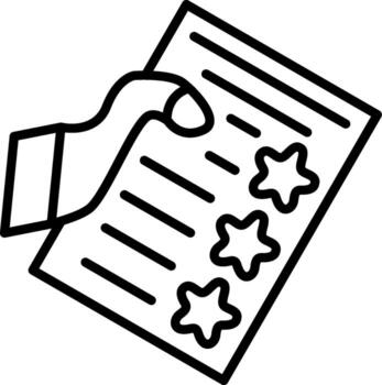 Feedback Form Abstract UI Element Design vector