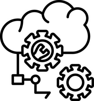 Cloud Operations Creative Design Element vector