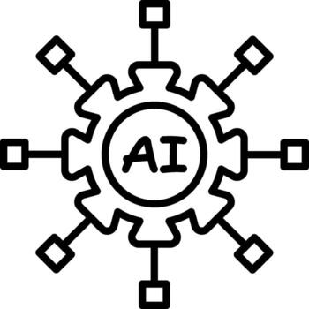 AI Hardware Utility Focused Shape Element vector