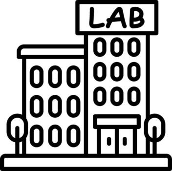 Medical Lab Abstract UI Element Design vector