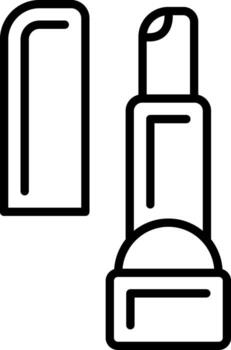 Lipstick Functional Art Element Layout vector