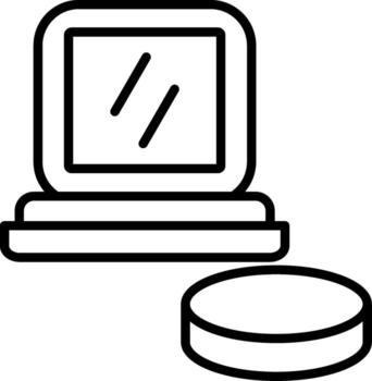 Compact Powder UX Friendly Element Layout vector