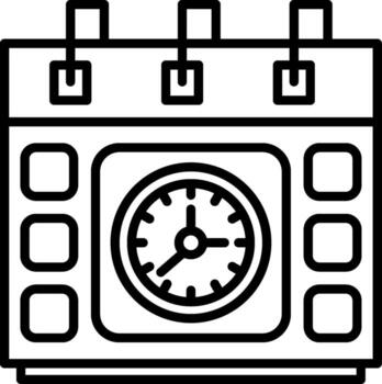 Class Schedule Compact UX Shape Graphic vector