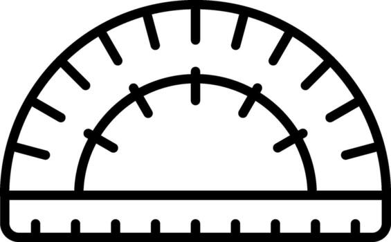Protractor Utility Design Feature Layout vector