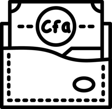 Benin Wallet Product Interface Visual Element vector