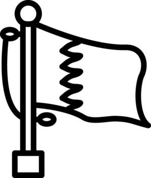 Flag Qatar Design System Mark Element vector