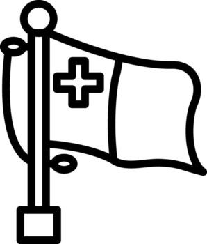 Flag Malta Dashboard UI Element Graphic vector