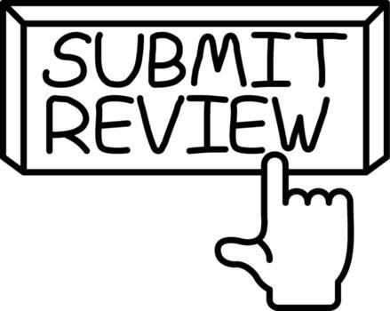 Submit Review Fast Load Design Asset vector