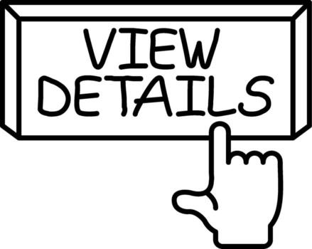 View Details Wireframe Graphic Object Layout vector