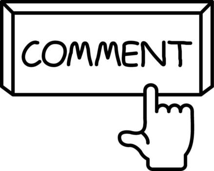 Comment Scalable UX Feature Graphic vector