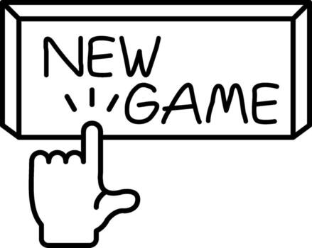 New Game Abstract UI Element Design vector