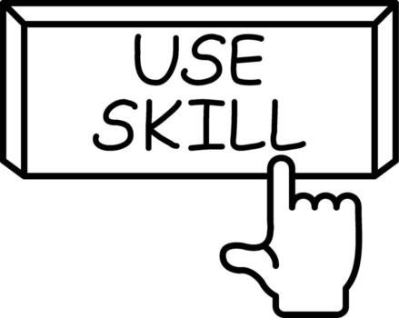 Use Skill High Resolution Sketch Graphic vector