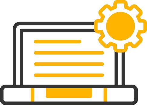 Working Conditions Policy Line Two Color vector
