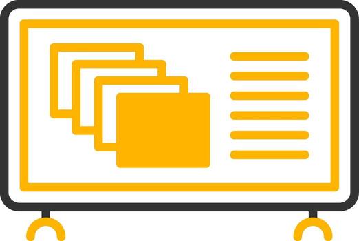 avanzado gene secuenciación línea dos color vector