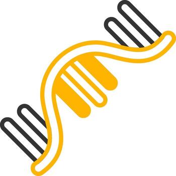 RNA Genetic Code Line Two Color vector