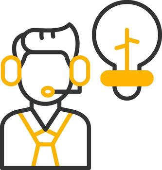 problema resolviendo soluciones línea dos color vector