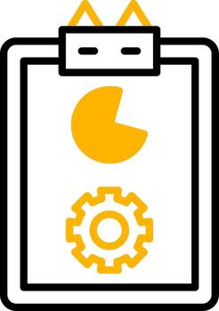 Ongoing Project Progress Line Two Color vector