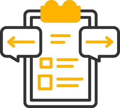 Product Testing Quality Icon Line Two Color vector