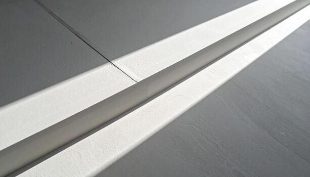 mate estuco avión con crujiente expansión articulación elegante sombra astilla representando arquitectónico fachada detalle adecuado para limpiar moderno diseño foto