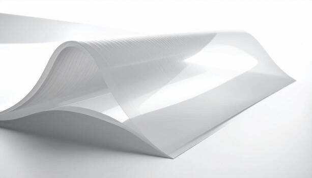 Plain polycarbonate sheet with faint twinwall lines pale translucence wallpaper background representing glazing panel texture suitable for modern product and interior design photo