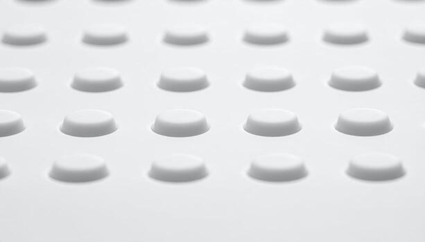 Matte silicone baking mat dot texture cropped wide low contrast with copy zone left clean kitchen product background for recipe layout and ecommerce listing photo