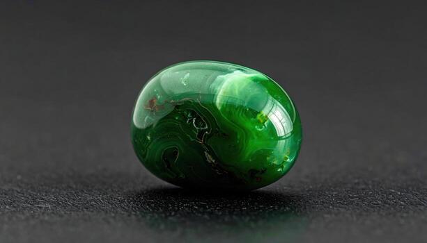 Jadeite polished surface subtle cloudy inclusions upper copy space representing gemstone texture suitable for jewelry branding and luxury design photo