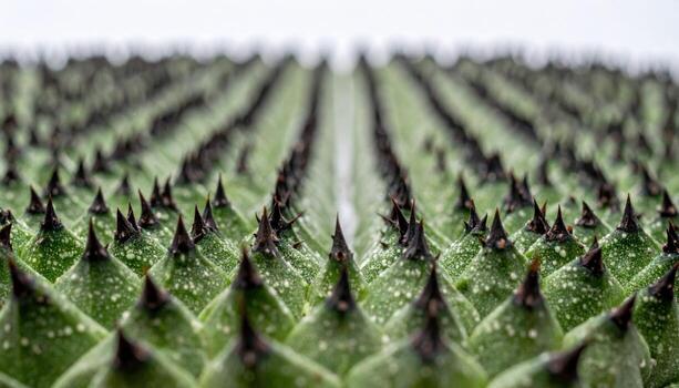 Soursop annona spines captured frontally to create a dot matrix field with elegant neutrality refined tropical texture for editorial packaging and calm backgrounds photo