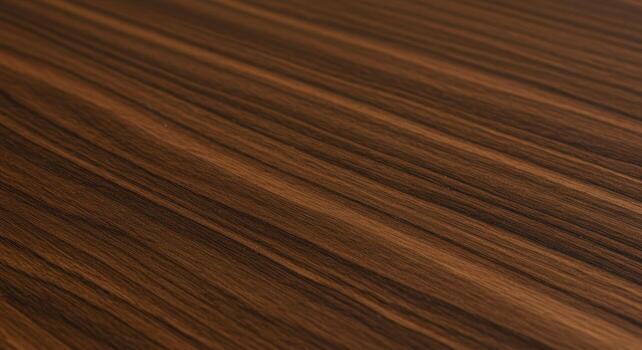 Dark brown wood texture showing beautiful linear grain pattern running diagonally across the frame is a natural surface with depth and subtle variations. photo