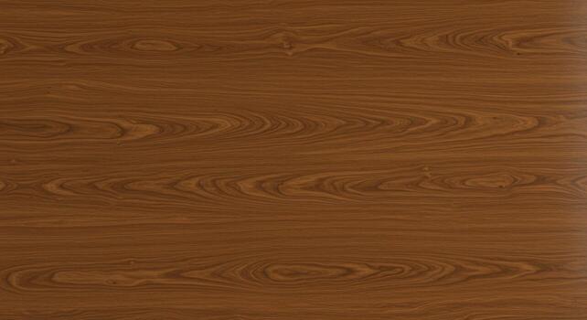 Dark brown wooden board displays beautiful wood grain patterns across its surface, showing a rustic, natural texture, making it suitable for backgrounds and textures. photo