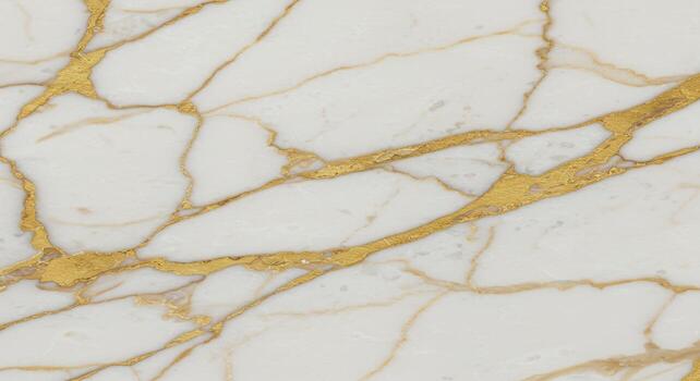 Elegant white marble background features intricate golden vein patterns, creating a luxurious and sophisticated surface texture perfect for design applications and art projects. photo