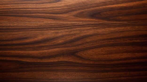 Dark brown wood texture with natural grains presents a visually appealing surface showing rich patterns that create a warm and elegant wooden background design. photo