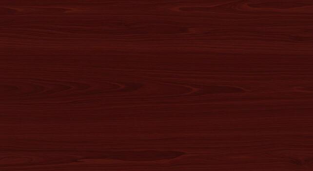 The smooth surface of a dark reddish-brown wooden panel showcases its fine grain pattern, creating a warm and natural texture perfect for backgrounds design projects. photo