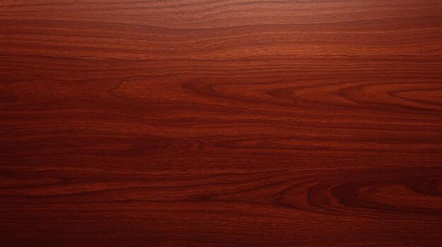 Warm reddish-brown wooden surface with a smooth grain, showing natural patterns and subtle variations in tone across the horizontal texture of the timber board. photo