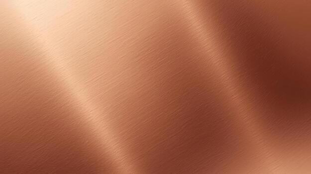 The warm and textured surface of copper shines with subtle reflections and delicate linear patterns creating an inviting and elegant visual experience for all. photo