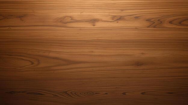 Horizontal shot of detailed warm dark brown textured wood grain surface with visible lines and texture, presenting a natural and elegant background option. photo