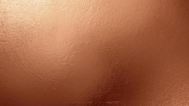 Close up of a textured copper surface with a subtle gradient creating a warm, metallic background perfect for abstract designs and artistic presentations. photo